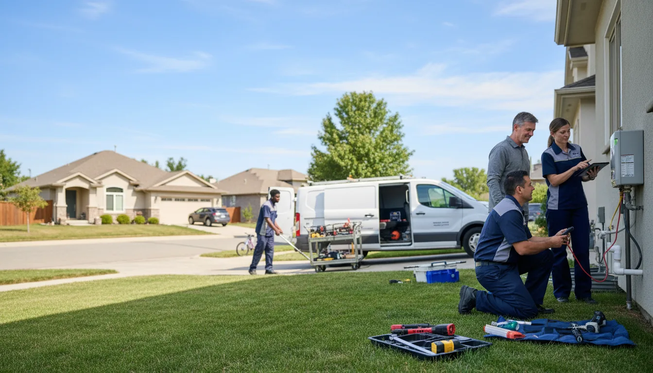 Tankless water heater service in Valmora, NM